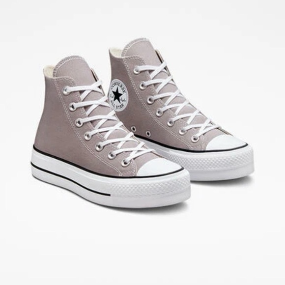 NIB Women's Size 10 Converse Chuck Taylor All Star Lift Platform Vapor Mauve - Picture 4 of 5